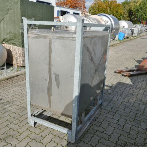 1000 liter container made of V2A  9755