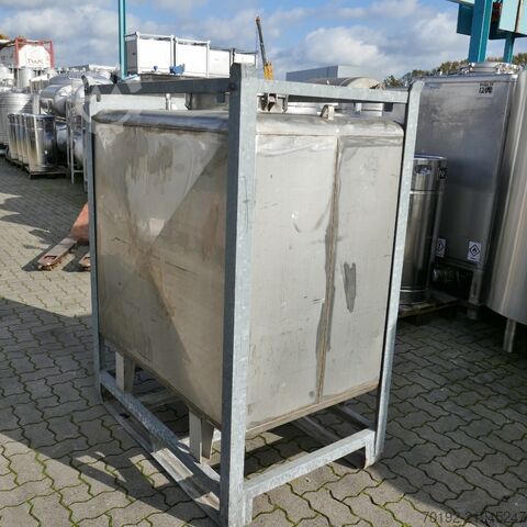 1000 liter container made of V2A  9755