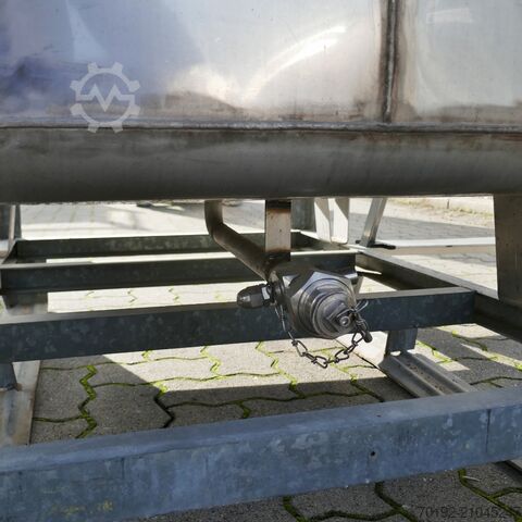 1000 liter container made of V2A  9755