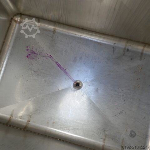 1000 liter container made of V2A  9755