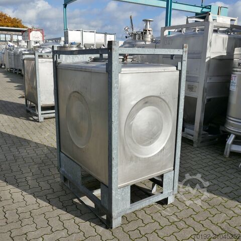 1000 liter container made of V4A  9754