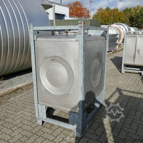 1000 liter container made of V4A  9754