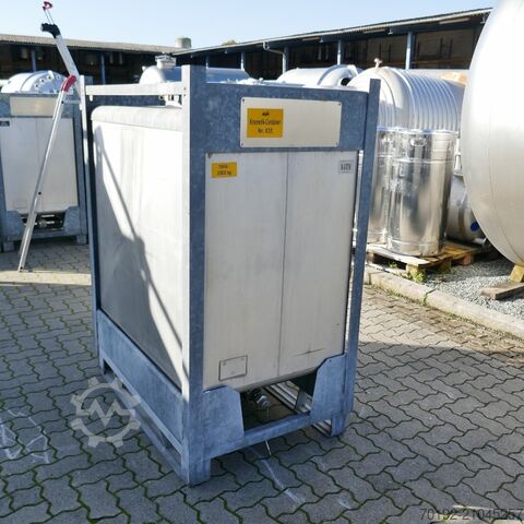 1000 liter container made of V2A  9753