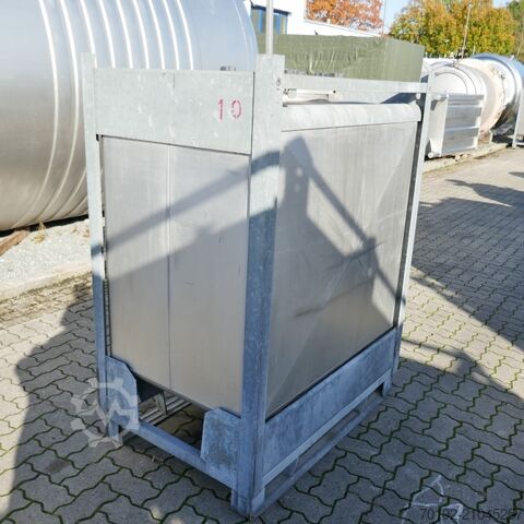 1000 liter container made of V2A  9753