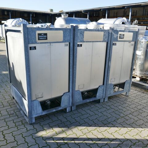 1000 liter container made of V2A  9751