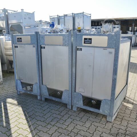 1000 liter container made of V2A  9751