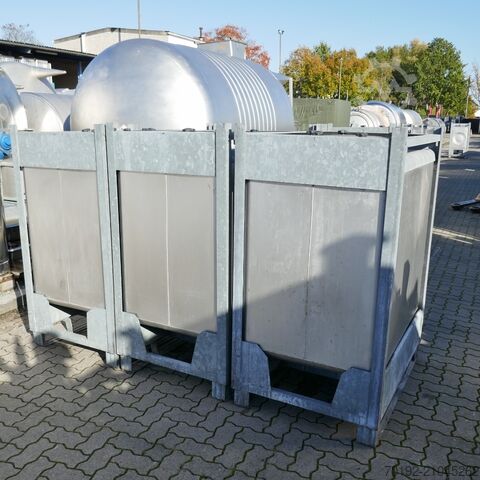 1000 liter container made of V2A  9751