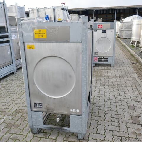 1000 Liter Container aus V4A Stöcklin 9750