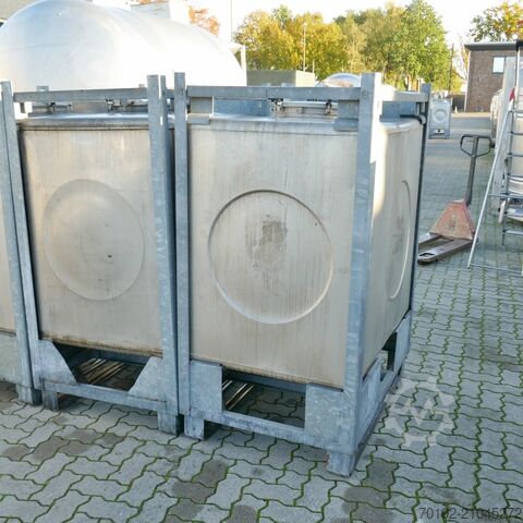 1000 Liter Container aus V2A Stöcklin 9749