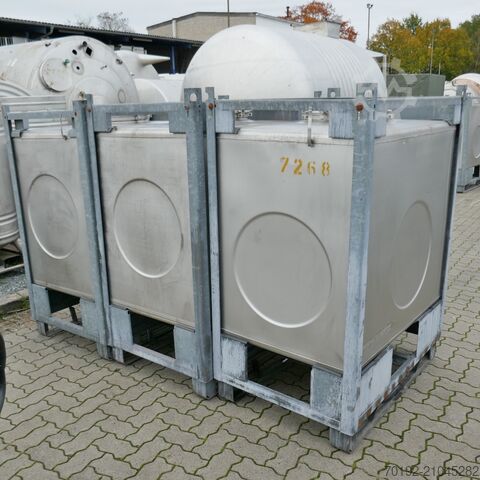 1000 Liter Container aus V2A Stöcklin 9747