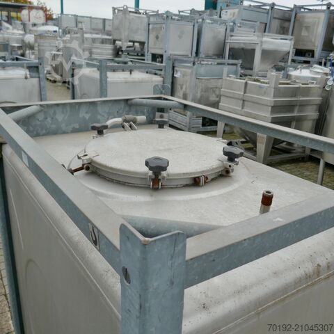 1000 liter IBC container made of V2A Gempp & Unold AG 9743
