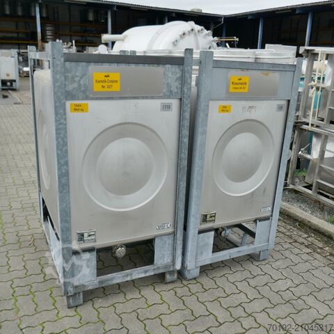 1000 liter container made of V2A Gempp & Unold AG 9740
