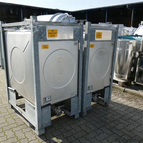 1000 liter container made of V2A Gempp & Unold AG 9736