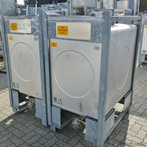 1000 liter container made of V2A Gempp & Unold AG 9736