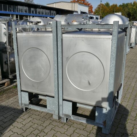 1000 liter container made of V2A Gempp & Unold AG 9736