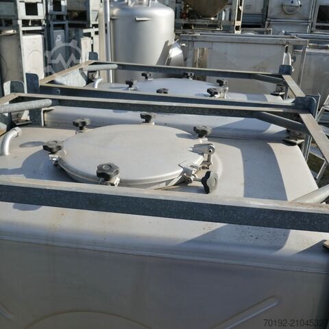 1000 liter container made of V2A Gempp & Unold AG 9736