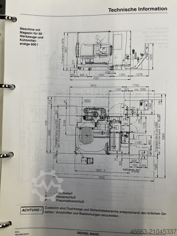 5 Achs CNC Universal-Bearbeitungszentrum DMU 125 P hi-dyn