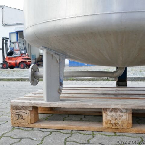 800 liter storage tank made of V2A stainless steel with sight glass  9728
