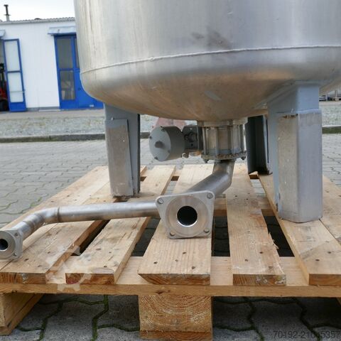 420 Liter Rührwerksbehälter aus V2A mit Propellerrührwerk  9727