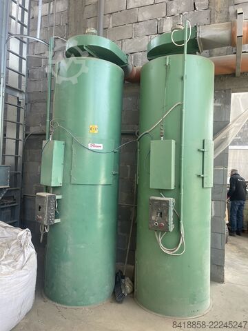 Bulk material packaging line Radpak RM-55AI, RW-04, RC-50