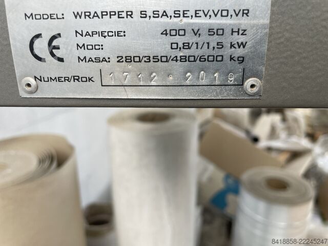 Bulk material packaging line Radpak RM-55AI, RW-04, RC-50