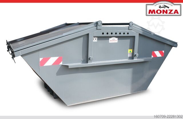 Skip container Monza 10 m³ - Absetzmulde - Stahldeckel