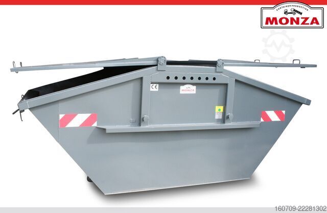 Skip container Monza 10 m³ - Absetzmulde - Stahldeckel