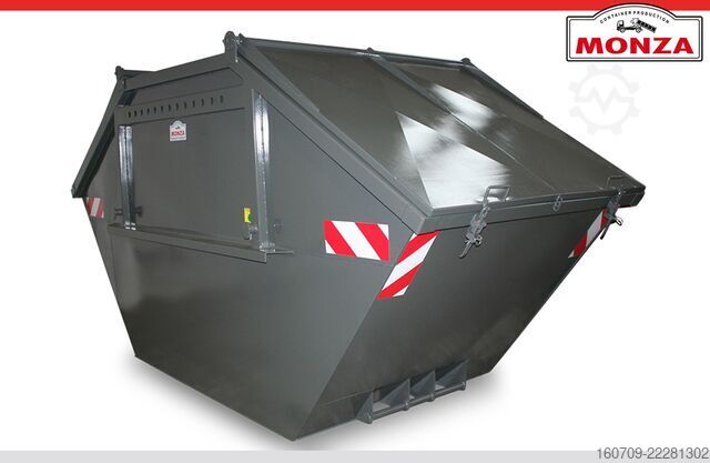 Skip container Monza 10 m³ - Absetzmulde - Stahldeckel