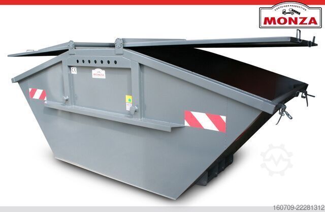 Skip container Monza 7 m³ - Stahldeckel