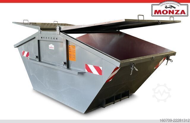 Skip container Monza 7 m³ - Stahldeckel