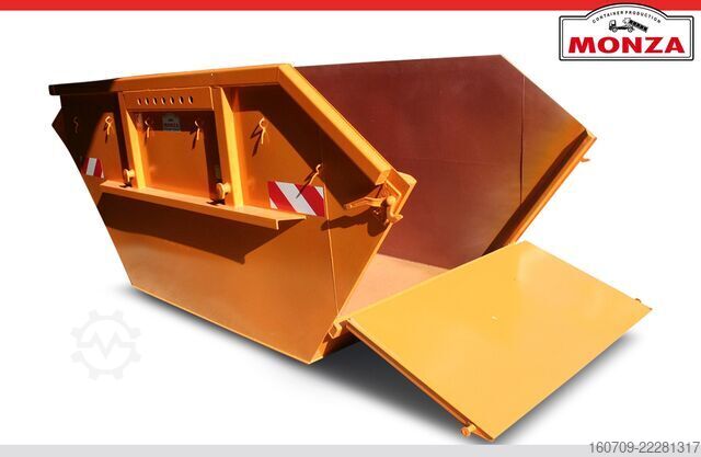 Skip container Monza 7 m³ - Absetzmulde mit Klappe