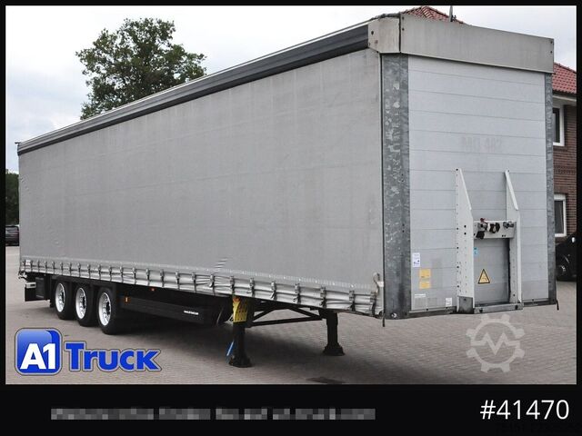 Open semitrailer with tarp SCHMITZ Speed Curtain, Lift 455/40 R 22.5,