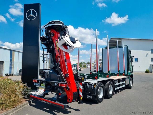 Holztransporter Mercedes-Benz Arocs 2651 L 6x4 Palfinger Epsilon TZ12-98