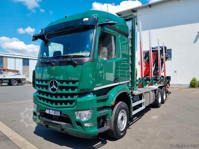 Holztransporter Mercedes-Benz Arocs 2651 L 6x4 Palfinger Epsilon TZ12-98
