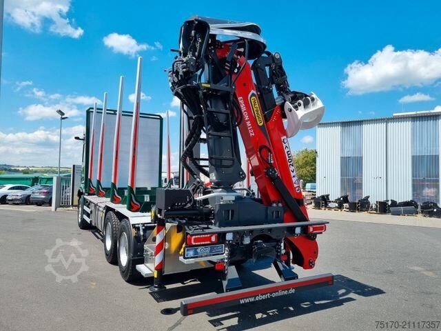 Holztransporter Mercedes-Benz Arocs 2651 L 6x4 Palfinger Epsilon TZ12-98