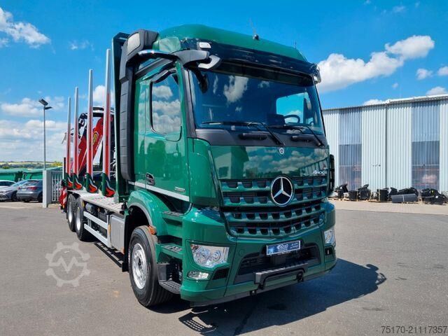 Holztransporter Mercedes-Benz Arocs 2651 L 6x4 Palfinger Epsilon TZ12-98