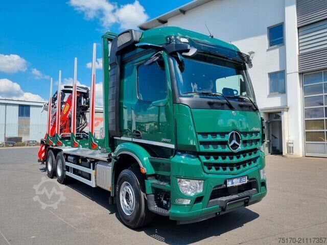 Holztransporter Mercedes-Benz Arocs 2651 L 6x4 Palfinger Epsilon TZ12-98