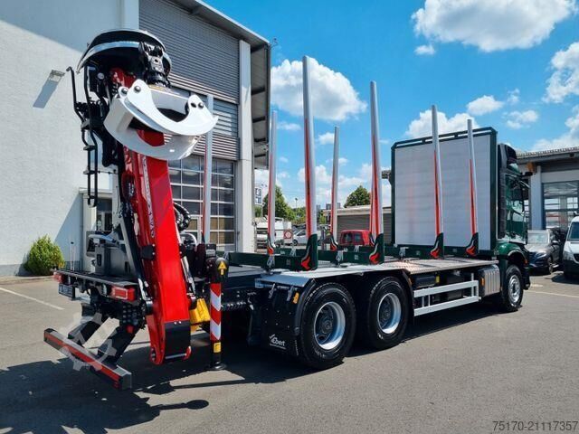 Holztransporter Mercedes-Benz Arocs 2651 L 6x4 Palfinger Epsilon TZ12-98