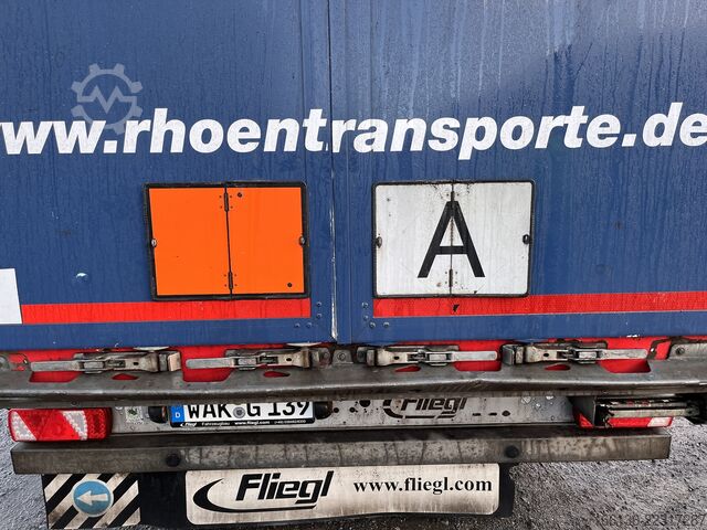 Curtainsider FLIEGL 3-Achs Gardinensattel MegaRunner