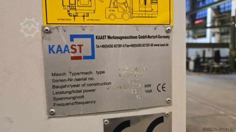 4-Achsen-Vertikal-Bearbeitungszentrum KAAST VF MILL 80