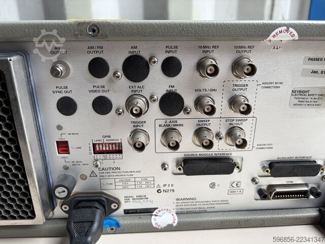 Agilent 83651B 10 MHz – 50 GHz Synthesized Sweeper / RF Signal Generator Agilent 83651B 10 MHz – 50 GHz Synthesized Sweeper / Generator sygnałowy RF Agilent 83651B 10 MHz – 50 GHz Synthesized Sweeper / Generator sygnałowy RF
