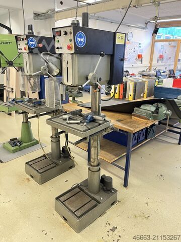 Säulenbohrmaschine + Gewinde Geldmacher DP25