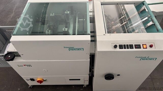 Document finishing system Ernst Nagel Foldnak 8 mit Trimmer