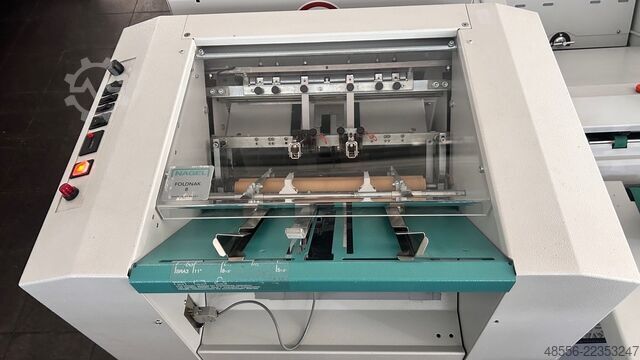 Document finishing system Ernst Nagel Foldnak 8 mit Trimmer