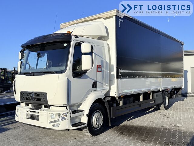 LKW mit Pritsche & Plane Renault D13 / 18 PALLETS / TAIL-LIFT / PLANEN
