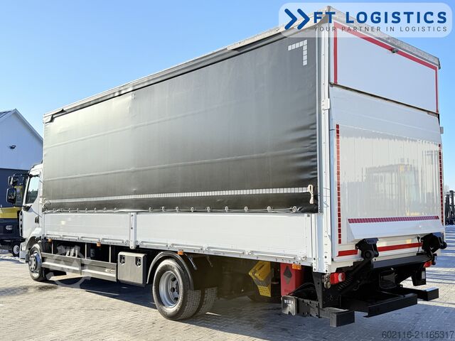 LKW mit Pritsche & Plane Renault D13 / 18 PALLETS / TAIL-LIFT / PLANEN