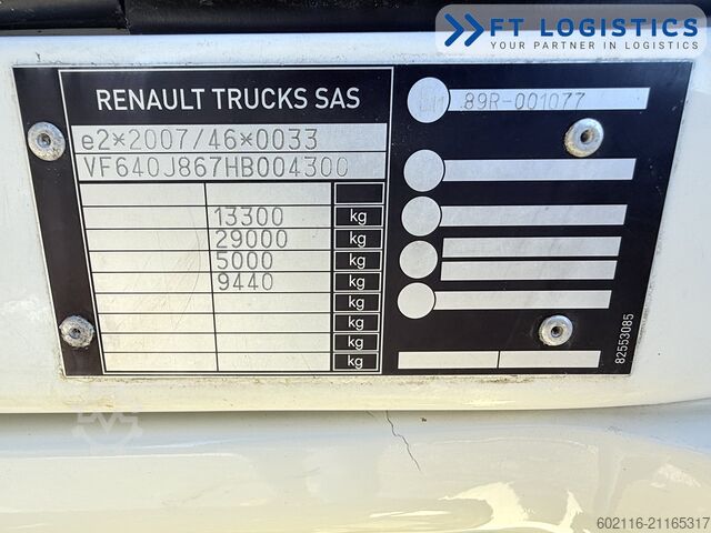 LKW mit Pritsche & Plane Renault D13 / 18 PALLETS / TAIL-LIFT / PLANEN