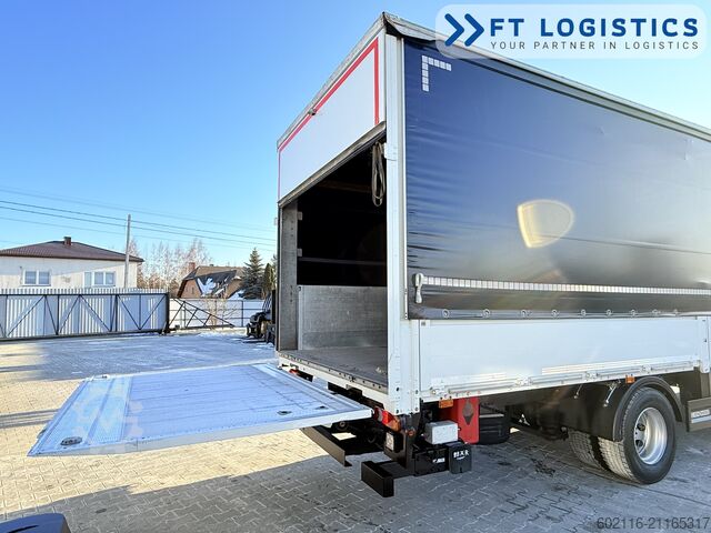 LKW mit Pritsche & Plane Renault D13 / 18 PALLETS / TAIL-LIFT / PLANEN