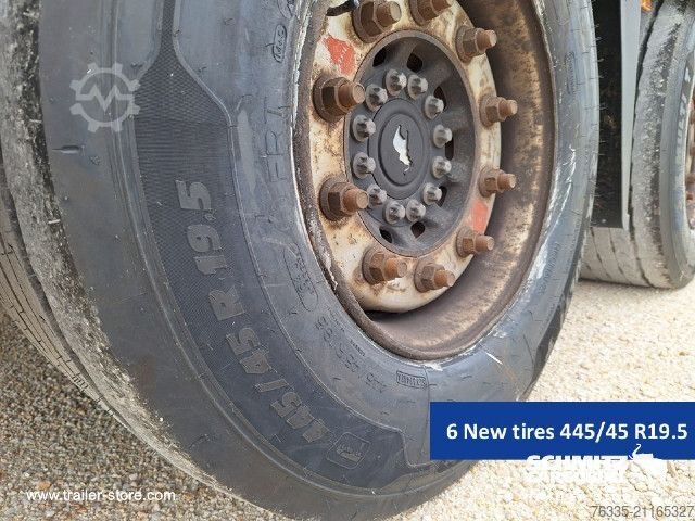 Auflieger mit Pritsche & Plane Schmitz Cargobull Curtainsider Mega