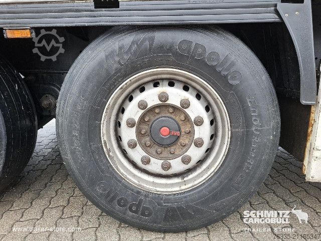 Auflieger mit Pritsche & Plane Krone Curtainsider Dropside